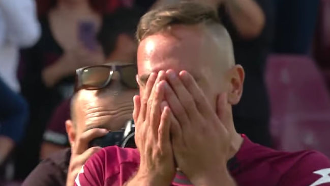 Franck Ribéry se emocionó hasta las lágrimas en su último partido como profesional en la Serie A
