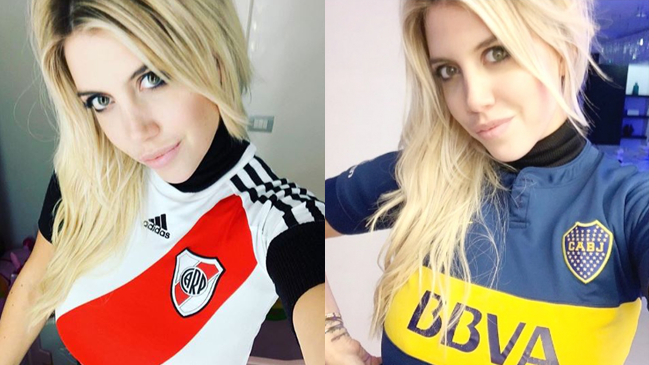 ¿Traición? Wanda Nara felicitó con camiseta puesta a Boca por salir campeón, pese a ser hincha de River