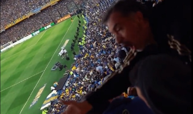 “No lo griten”: El desesperado pedido de hincha de Boca tras el segundo gol de River a Racing