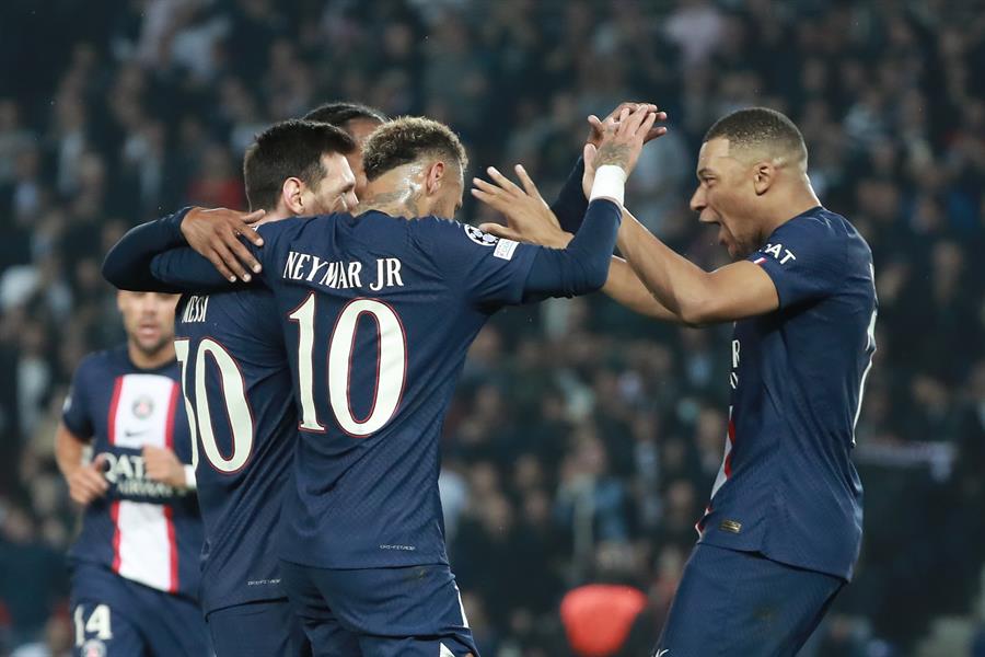 PSG se dio un festín ante Maccabi Haifa y firmó su avance a octavos en la Champions League