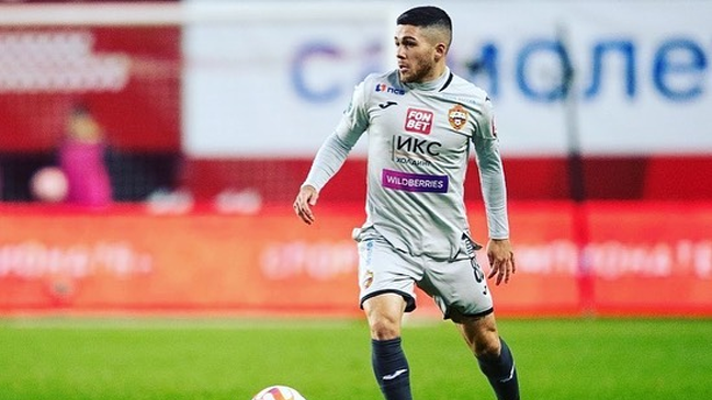 Víctor Felipe Méndez fue titular en el triunfo de CSKA sobre Lokomotiv de Moscú