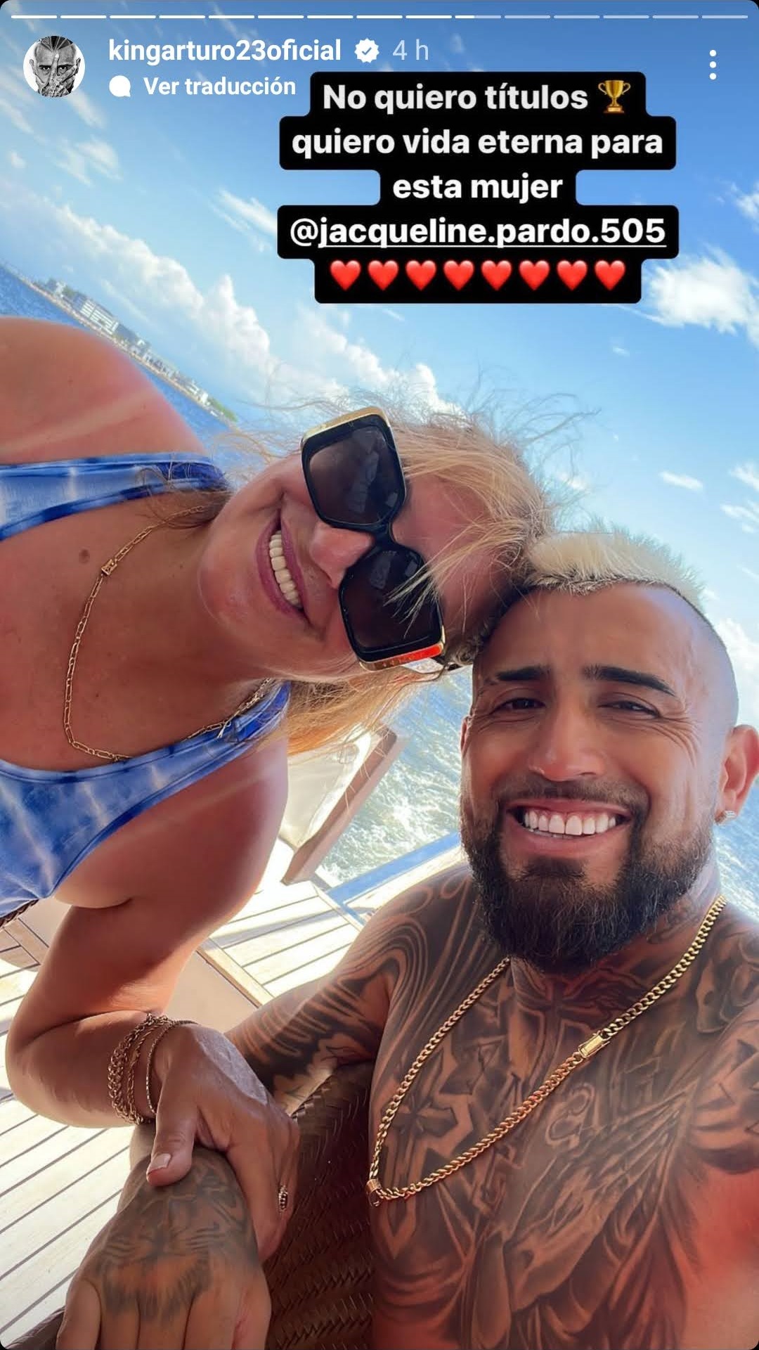 “Vida eterna para esta mujer”: El posteo de Arturo Vidal dedicado a su madre, Jacqueline Pardo