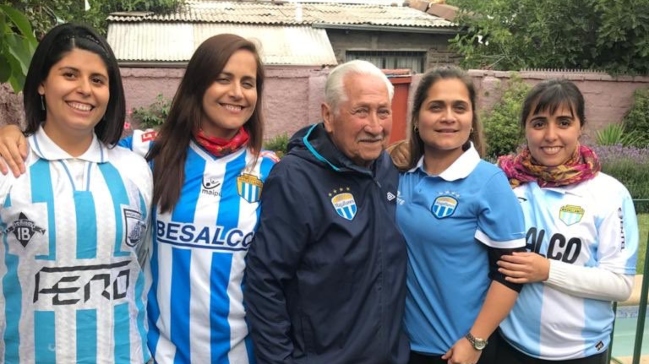 Natalia Valdebenito se sumó a los festejos por el ascenso de Magallanes