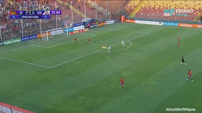 ¿Hubo falta? El gol anulado a Ronnie Fernández en la U ante Unión Española en Copa Chile