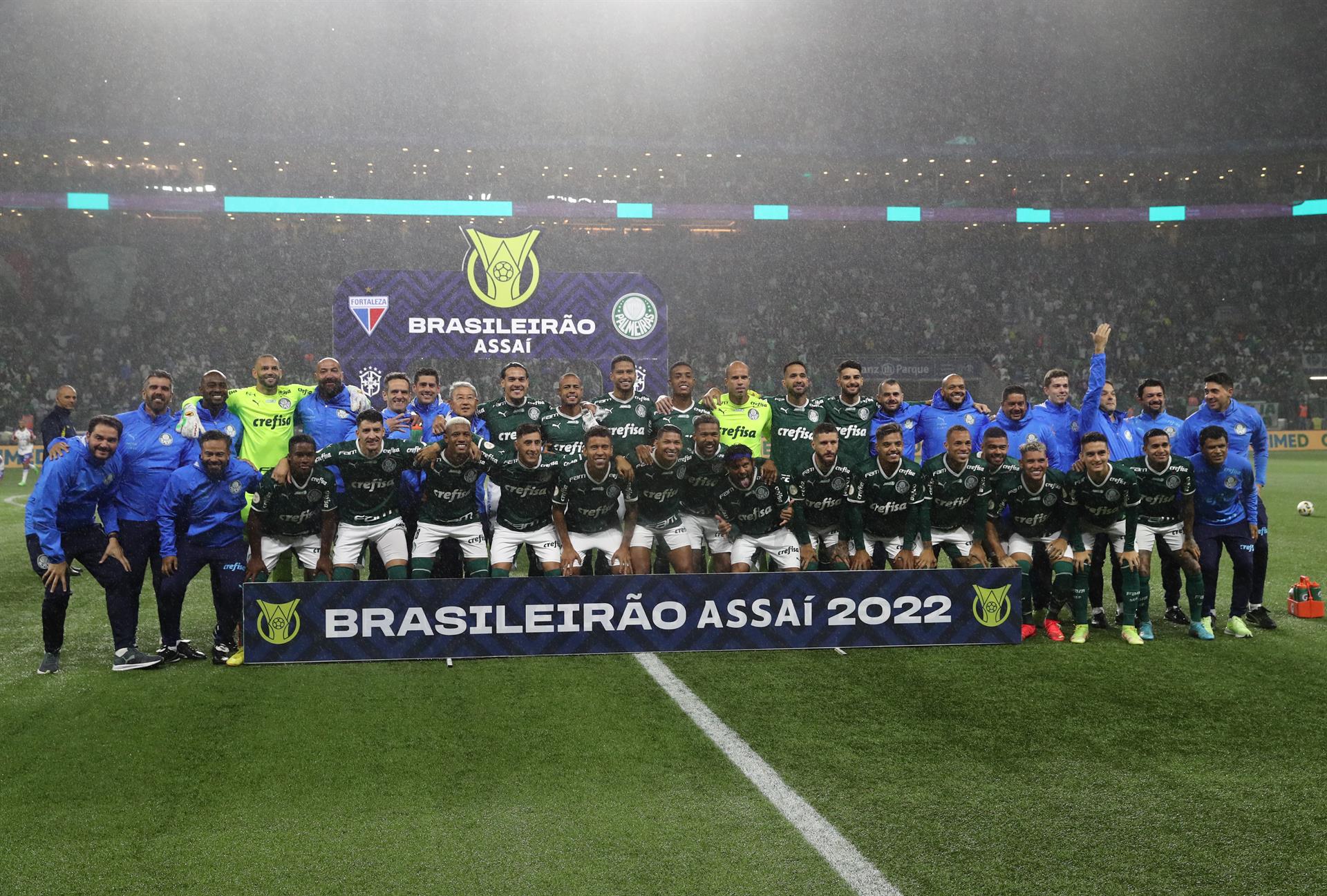 Palmeiras de Benjamín Kuscevic se coronó campeón en Brasil y lo celebró con goleada a Fortaleza