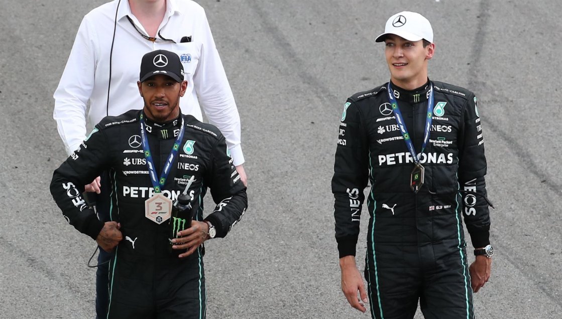 Russell y Hamilton harán el un-dos para Mercedes este domingo en Interlagos