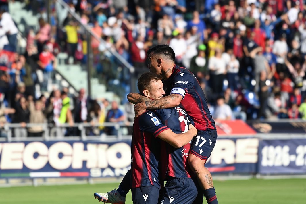Bologna de Gary Medel volvió a los festejos en la Serie A
