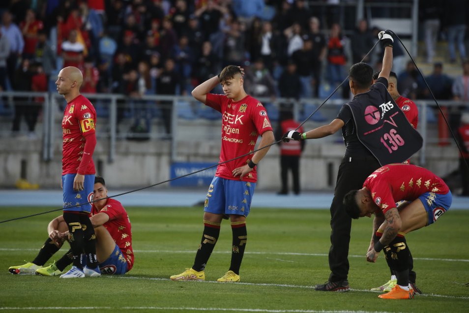 La desazón de Unión Española tras perder la final de la Copa Chile ante Magallanes en Rancagua