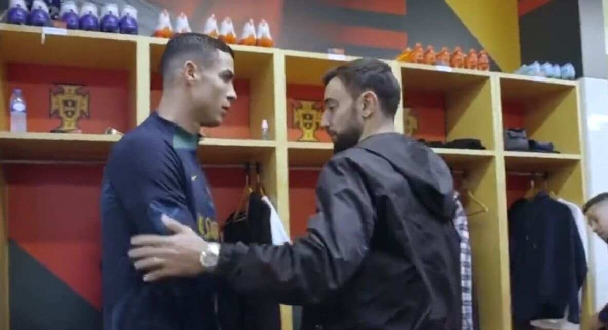 Joao Mario y el polémico saludo entre Cristiano Ronaldo y Bruno Fernandes: “Era una broma”