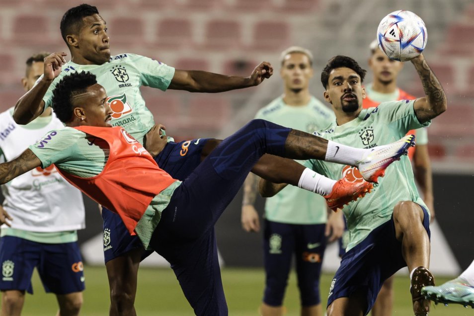 Brasil cumplió con su primer entrenamiento en Doha
