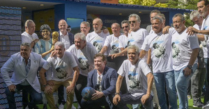 La Conmebol brindó homenaje a Diego Maradona en Doha por los dos años de su fallecimiento