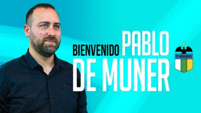 O’Higgins de Rancagua oficializó a Pablo de Muner como nuevo entrenador