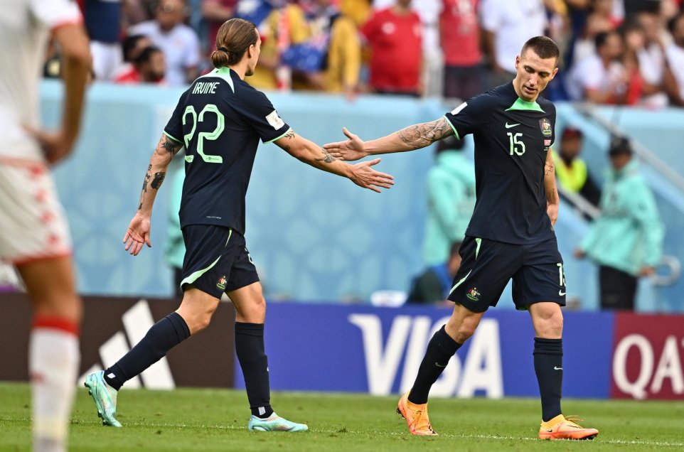 Mitchell Duke fue el héroe de Australia en el triunfo ante Túnez en Al Janoub