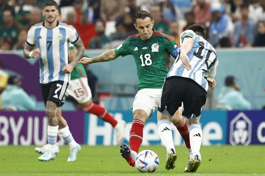 Andrés Guardado se sumó al selecto grupo de futbolistas que jugó en cinco Mundiales