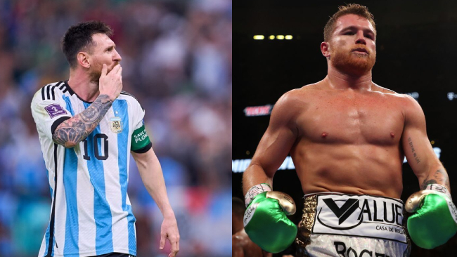 La amenaza de “Canelo” Alvarez a Lionel Messi: “Que le pida a Dios que no me lo encuentre”