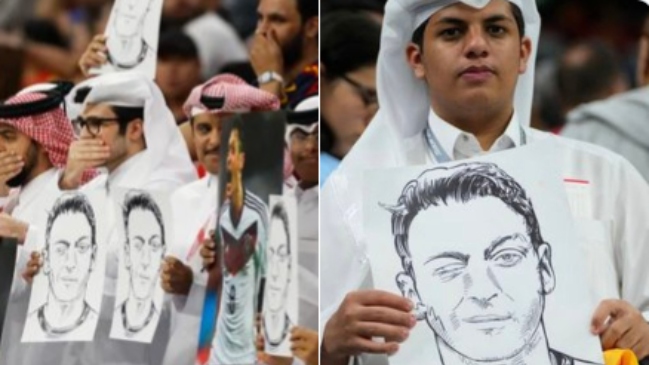 La respuesta de los qataríes a la selección alemana incluyó a Mezut Özil