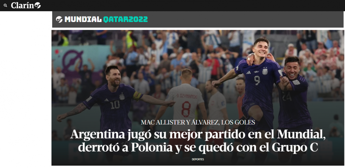 “La noche que el equipo rescató a Messi”: La reacción de la prensa argentina tras el pase a octavos