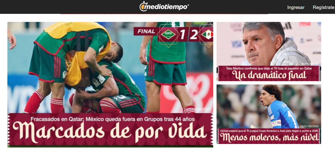 “Marcados de por vida”: El lamento de la prensa mexicana por el fracaso en Qatar 2022