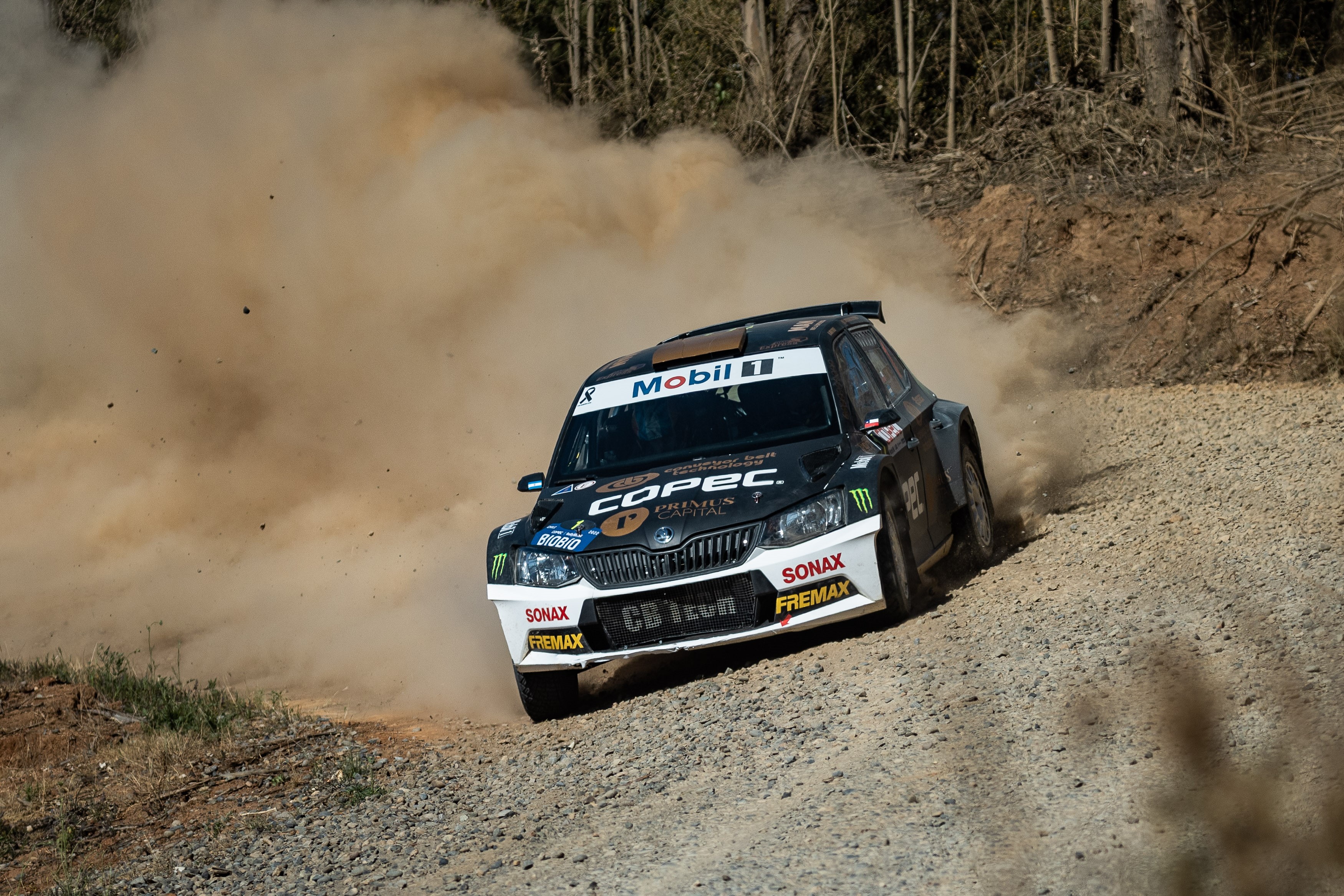 Arrancó en el Biobío la infartante última fecha del campeonato de Rally Mobil