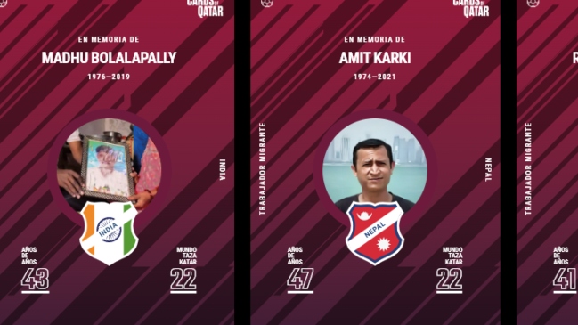 Periodistas suecos lanzaron Las Láminas de Qatar en recuerdo a obreros muertos