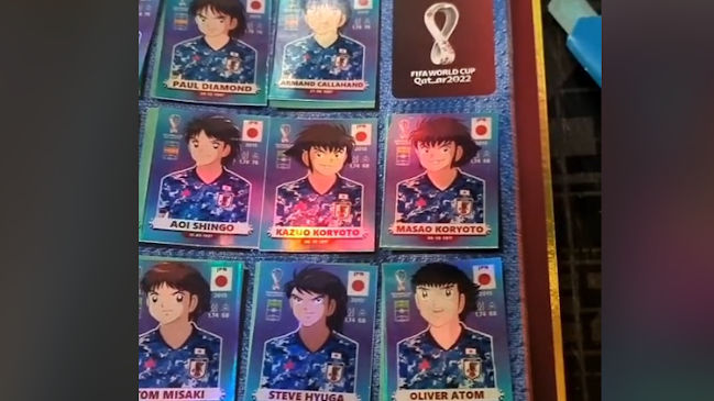 Hincha reemplazó láminas de Japón por la de los Supercampeones en el álbum del Mundial