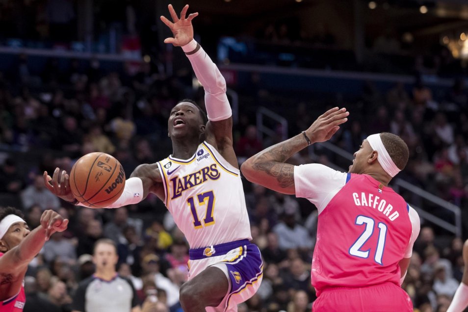 Anthony Davis lideró triunfo de los Lakers ante Washington con monstruos 55 puntos