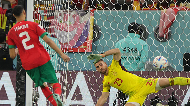 Hakimi hizo historia para Marruecos con un penal “a lo Panenka”