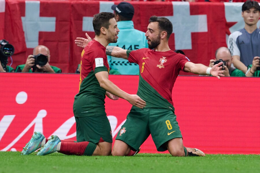 Portugal arrasó con Suiza en el segundo tiempo a punta de golazos