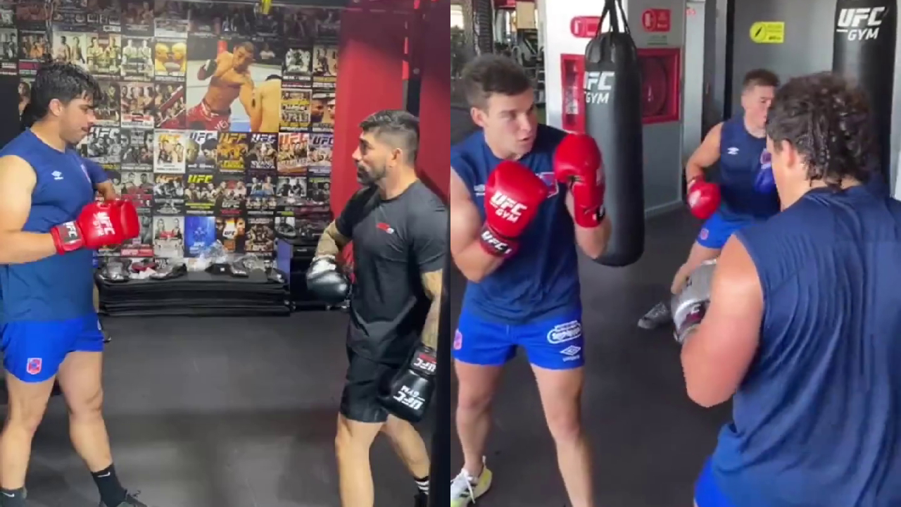 Los Cóndores entrenaron como boxeadores en su preparación de cara al Mundial de 2023