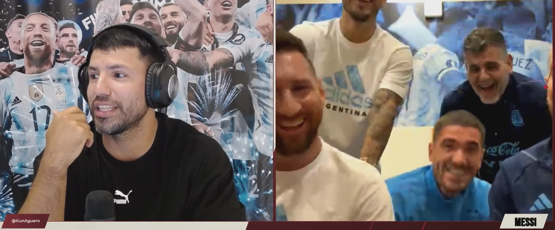 La distendida charla de Lionel Messi con Sergio Agüero en Twitch