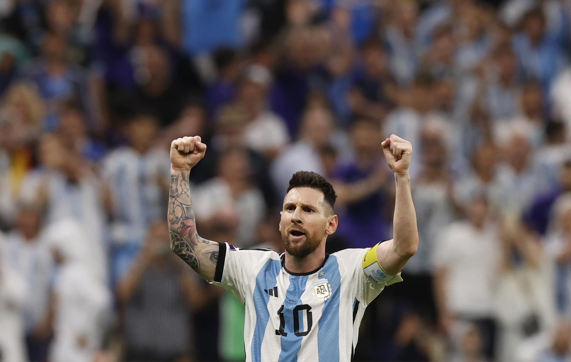 Messi anotó ante Países Bajos e igualó a Batistuta como máximo goleador argentino en Mundiales