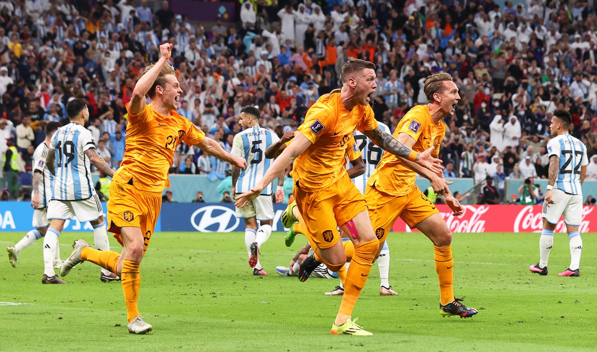 Wout Weghorst desató la euforia de Países Bajos y forzó el alargue ante Argentina en Qatar 2022