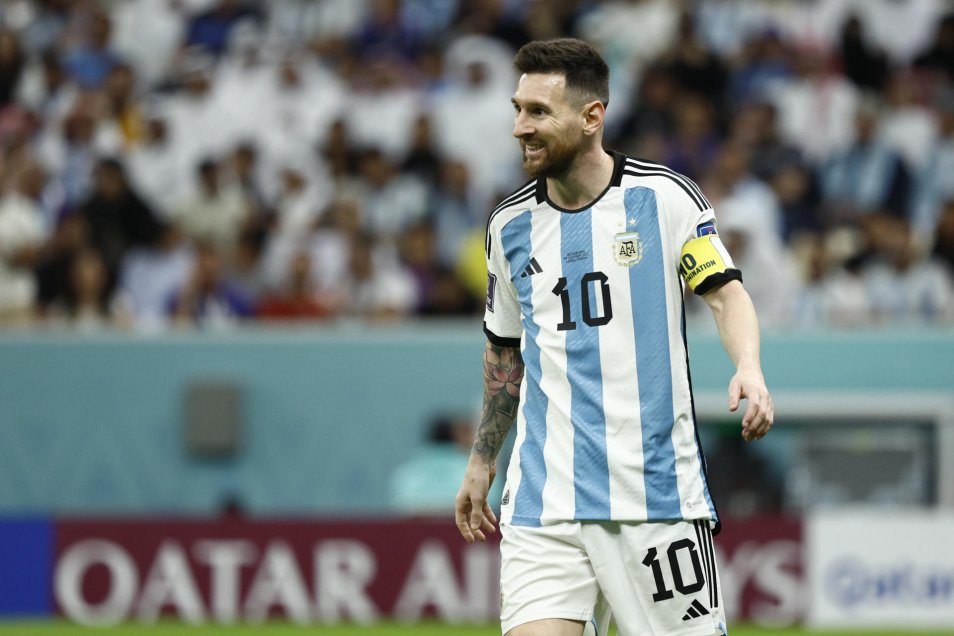 El provocador festejo de Lionel Messi frente a la banca de Países Bajos