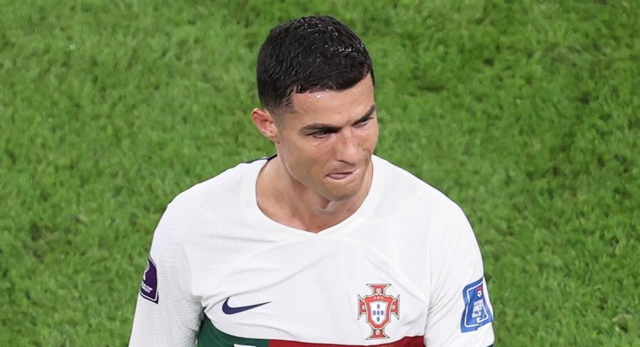 No sirve de consuelo: Cristiano Ronaldo alcanzó nuevo récord en caída de Portugal ante Marruecos