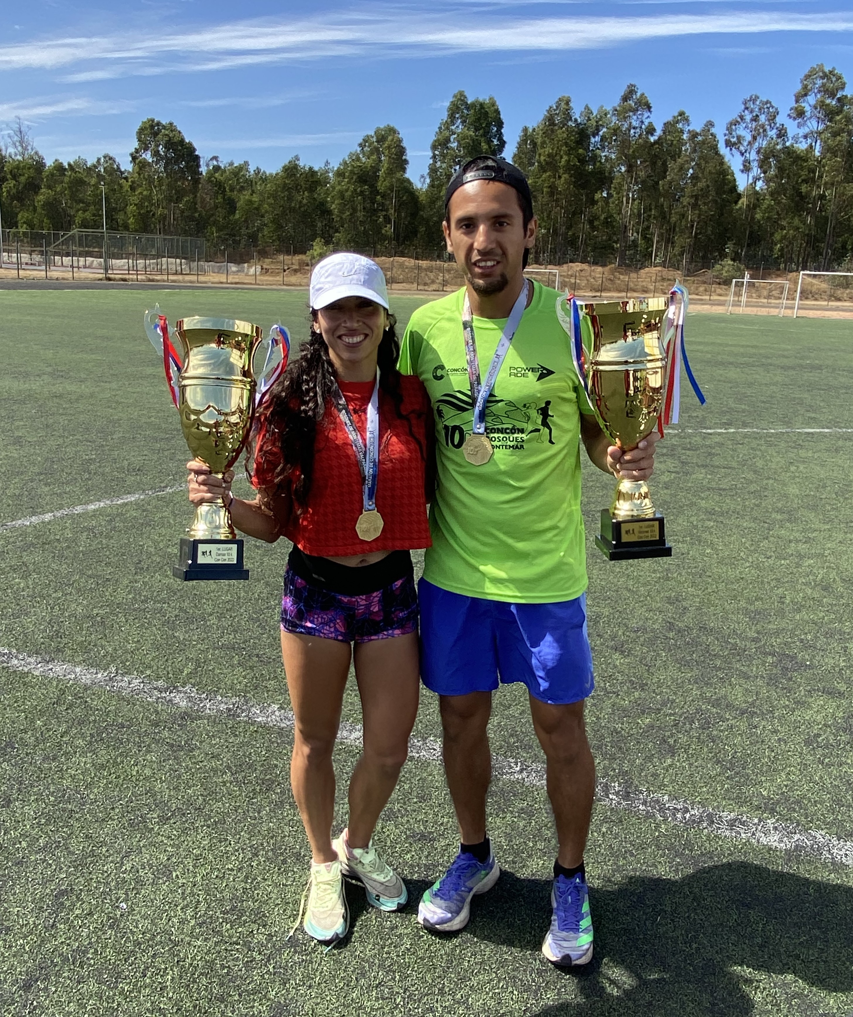 Diego Jofré y Katherine Cortés ganaron corrida 10 kilómetros de Concón
