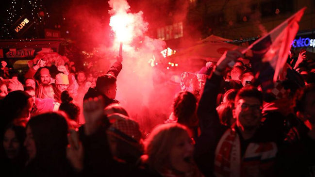 Celebraciones en Croacia tras triunfo sobre Brasil causaron movimiento sísmico