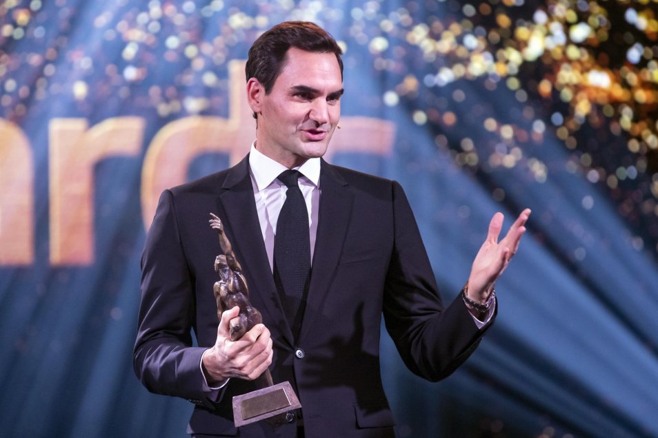 Roger Federer recibió el Premio Honorífico del deporte suizo
