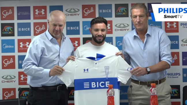 Eugenio Mena fue presentado oficialmente como refuerzo de la UC: El proyecto me sedujo mucho