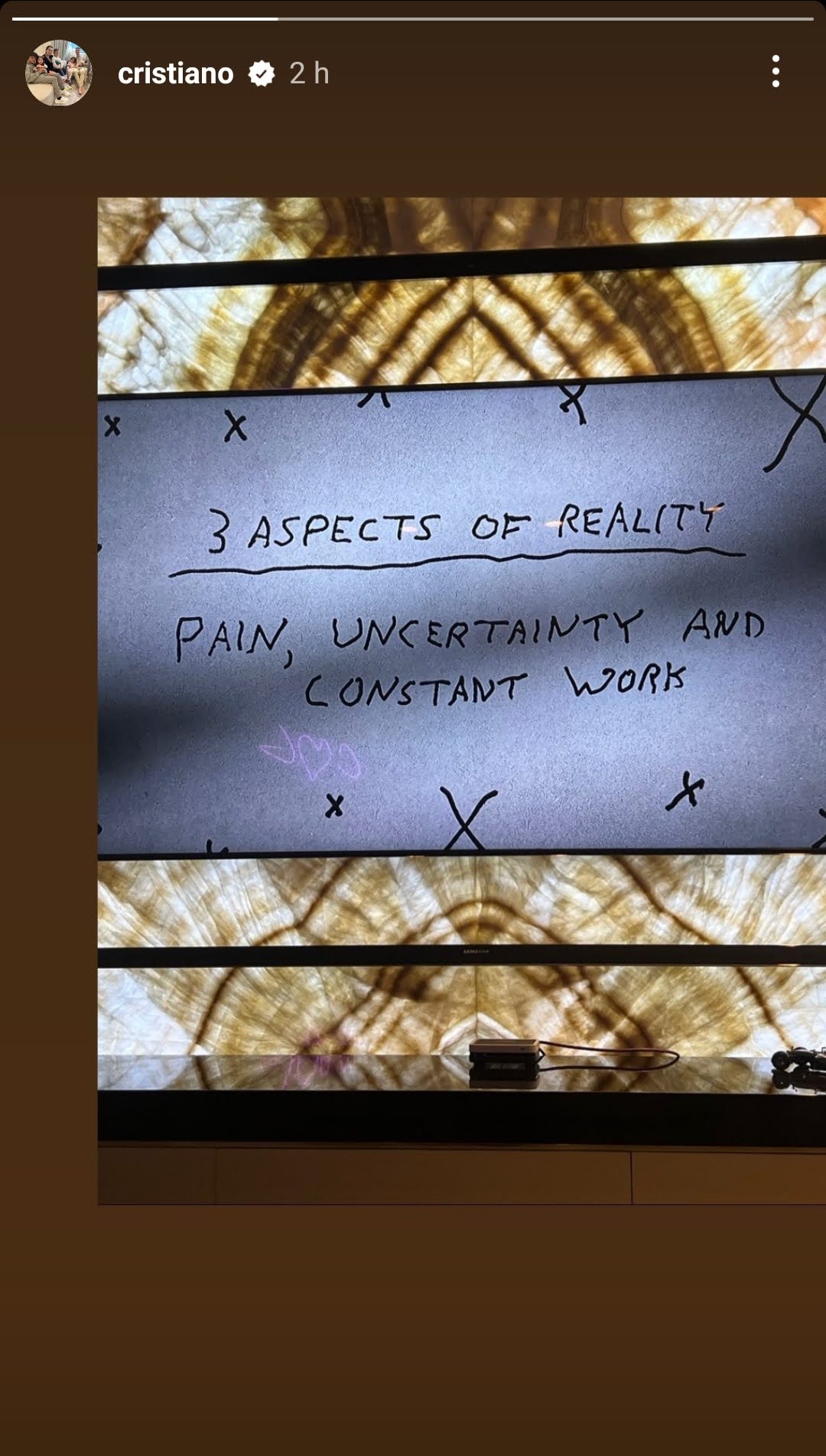 “Los tres aspectos de la realidad”: El misterioso mensaje de Cristiano Ronaldo