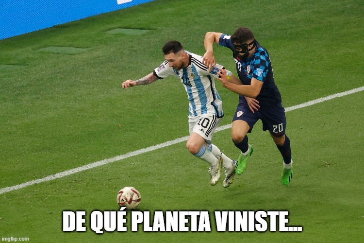 Messi fue el protagonista de los memes tras el triunfazo argentino sobre Croacia en el Mundial