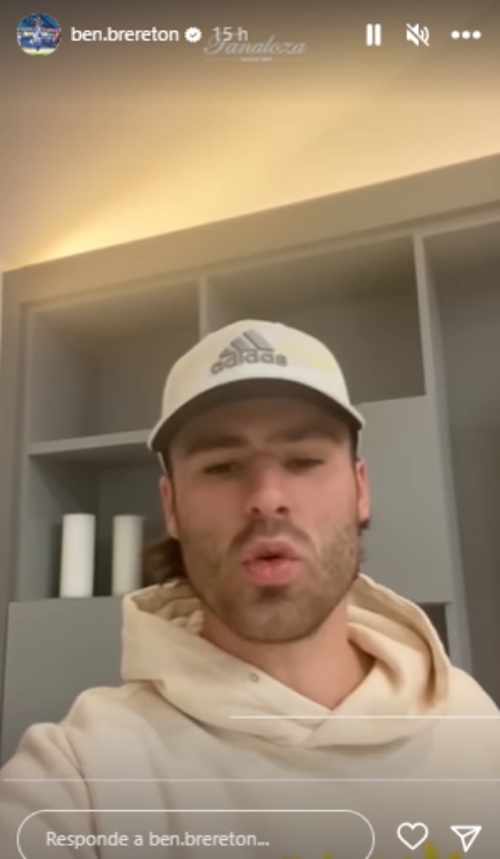 Ben Brereton volvió a hacer publicidad de una reconocida marca chilena