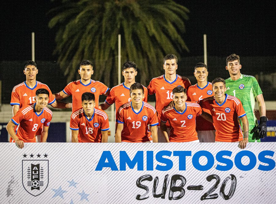 La Roja Sub 20 igualó con Uruguay en un amistoso preparatorio para el Sudamericano