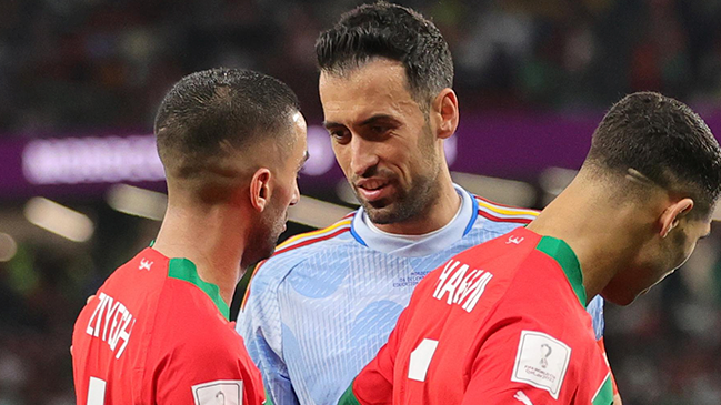 Sergio Busquets se retiró de la selección española