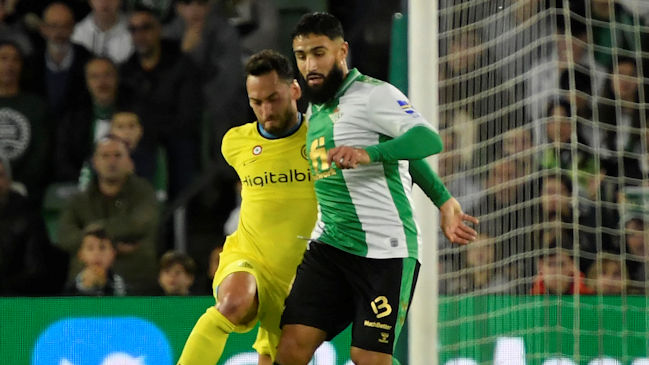 Los goles de Juanmi y Darmian en el empate que protagonizaron Betis de Pellegrini e Inter de Milán