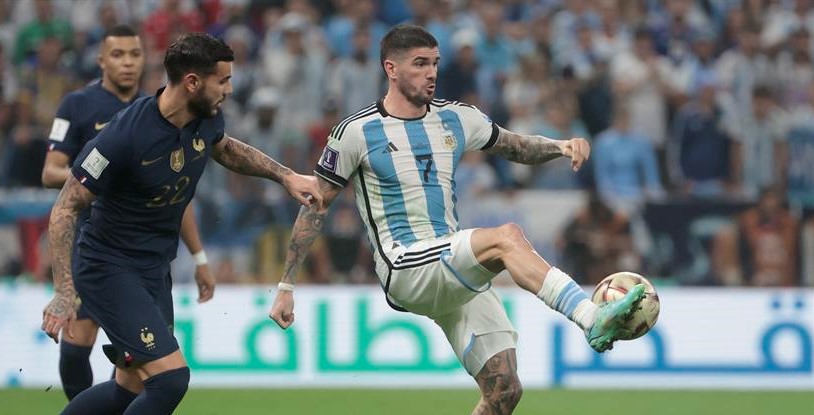 Rodrigo De Paul tras el título en Qatar: “Nacimos para sufrir, esto es lo que a nosotros nos curte”