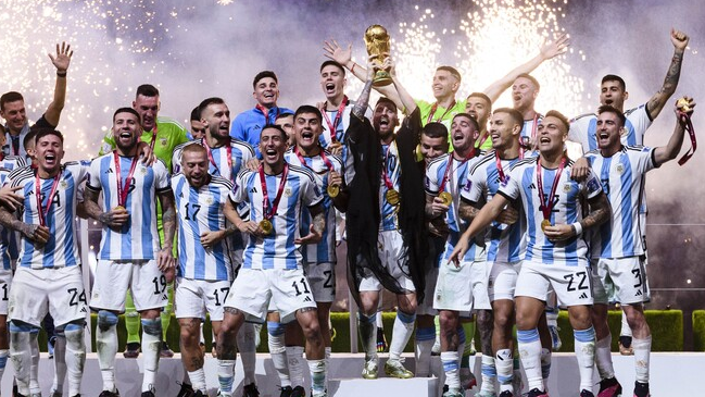 Argentina levantó la Copa del Mundo al ritmo de “La Cumbia de los Trapos” de Yerba Brava