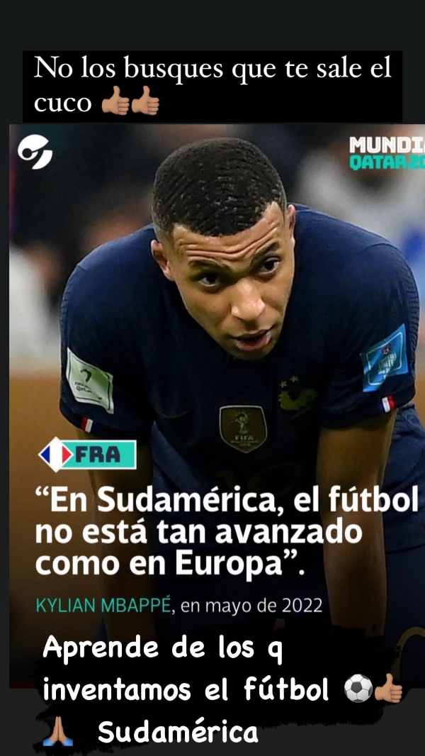 Vidal emplazó a Mbappé por dichos contra Sudamérica: Aprende de los que inventamos el fútbol