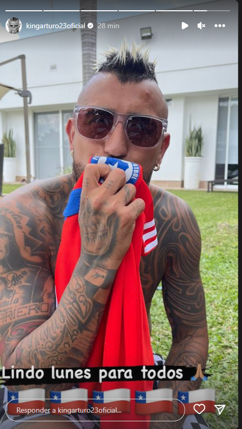 Arturo Vidal reivindicó su amor por la Roja tras posar con camiseta de Argentina