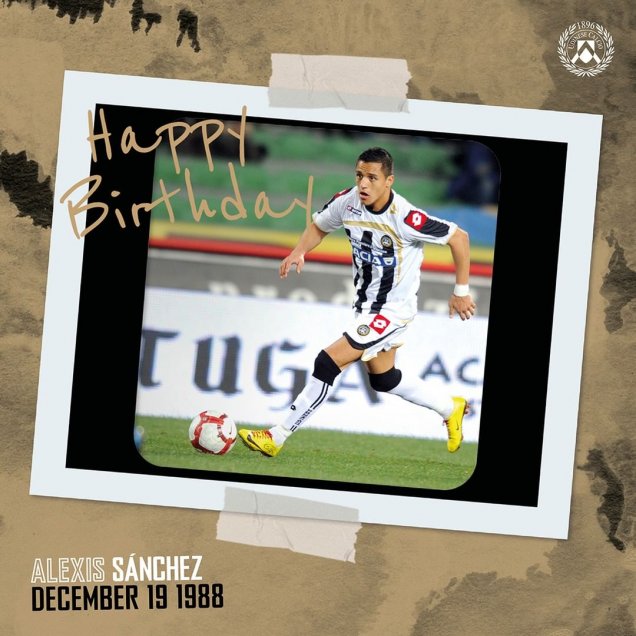 Los saludos del mundo del fútbol al cumpleañero Alexis Sánchez