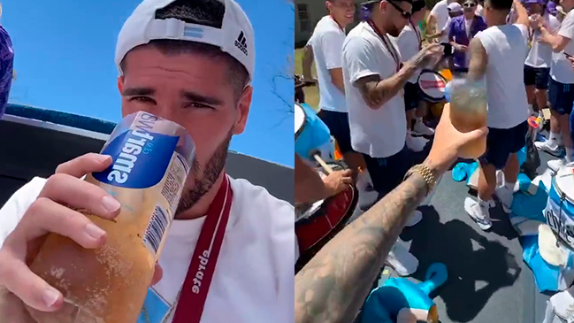 El “misterioso brebaje” matutino de Rodrigo de Paul en las celebraciones argentinas